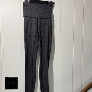 Lululemon Leggings size 2 Wunder Under Hi-Rise Tight 32” Herringbone Gray